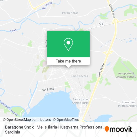 Baragone Snc di Melis Ilaria-Husqvarna Professional map