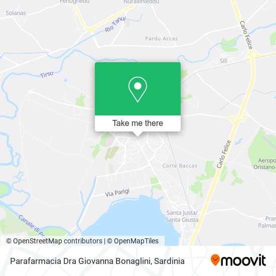 Parafarmacia Dra Giovanna Bonaglini map