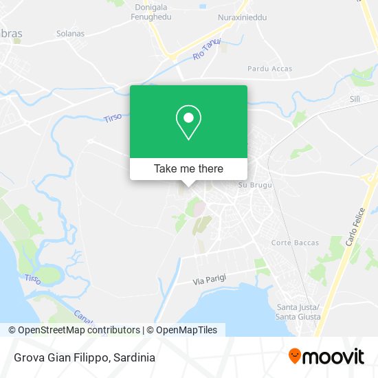 Grova Gian Filippo map