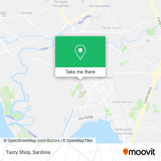 Tasty Shop map