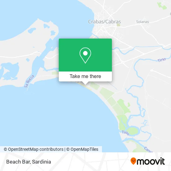 Beach Bar map