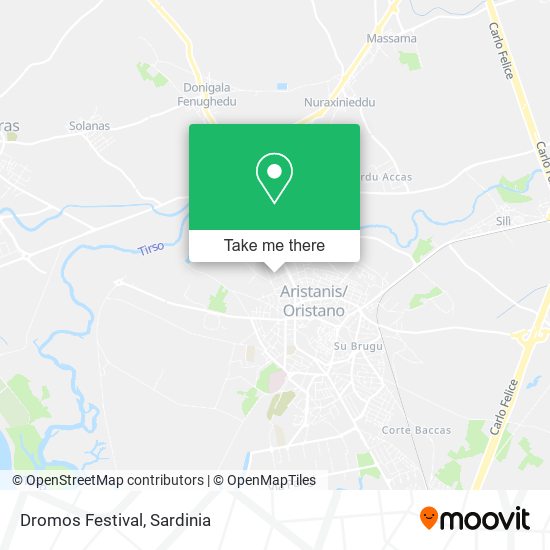 Dromos Festival map