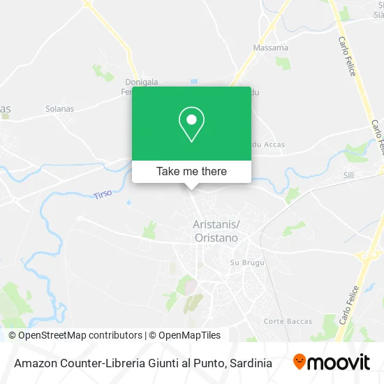 Amazon Counter-Libreria Giunti al Punto map