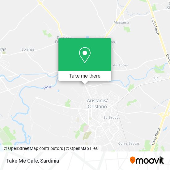 Take Me Cafe map