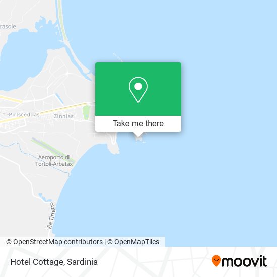 Hotel Cottage map