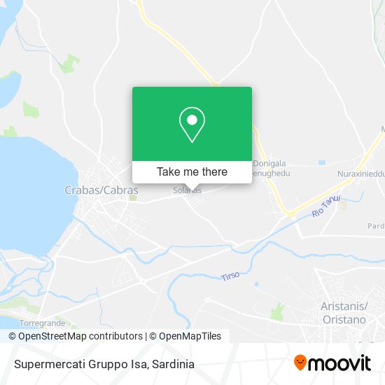 Supermercati Gruppo Isa map