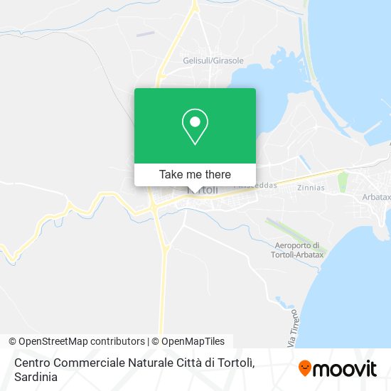 Centro Commerciale Naturale Città di Tortolì map