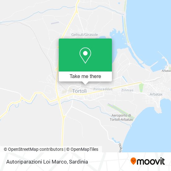 Autoriparazioni Loi Marco map