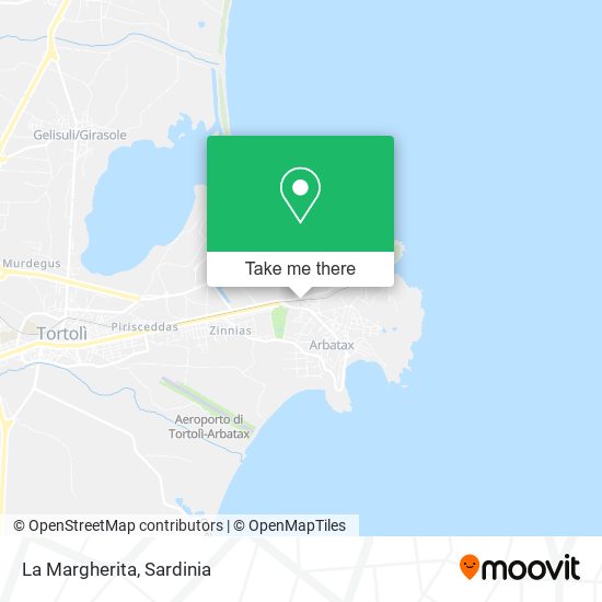 La Margherita map