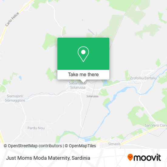 Just Moms Moda Maternity map