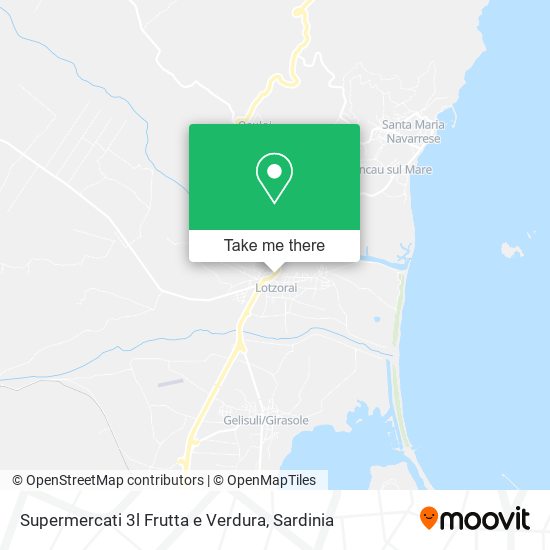 Supermercati 3l Frutta e Verdura map