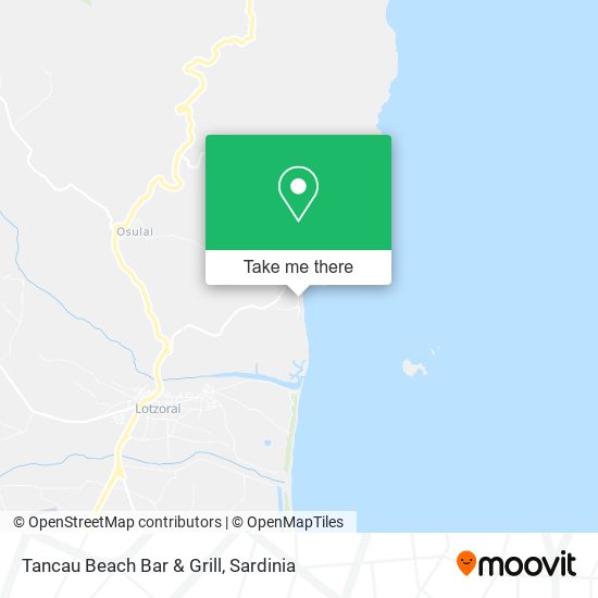 Tancau Beach Bar & Grill map