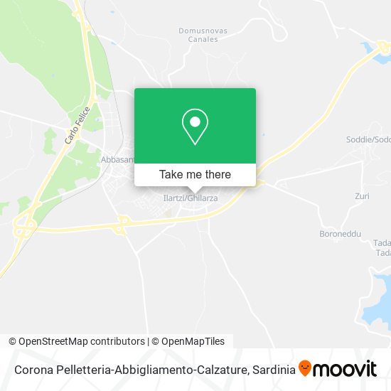 Corona Pelletteria-Abbigliamento-Calzature map