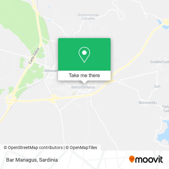 Bar Managus map