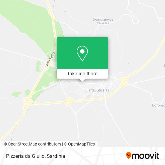 Pizzeria da Giulio map