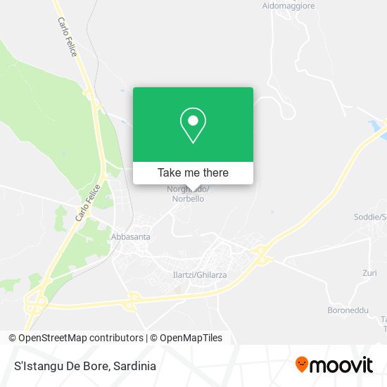 S'Istangu De Bore map