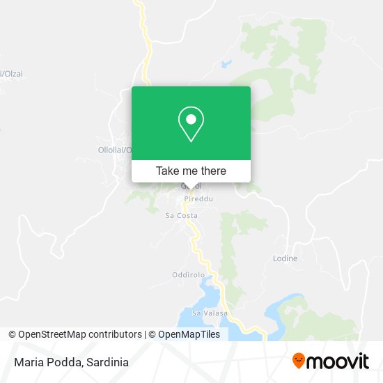 Maria Podda map