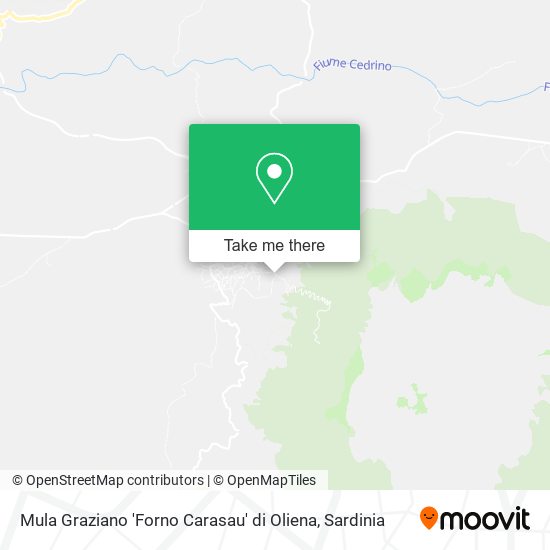 Mula Graziano 'Forno Carasau' di Oliena map