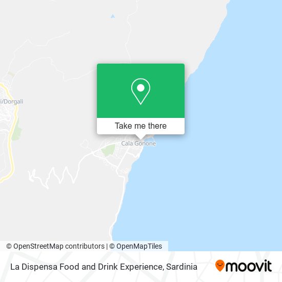 La Dispensa Food and Drink Experience map