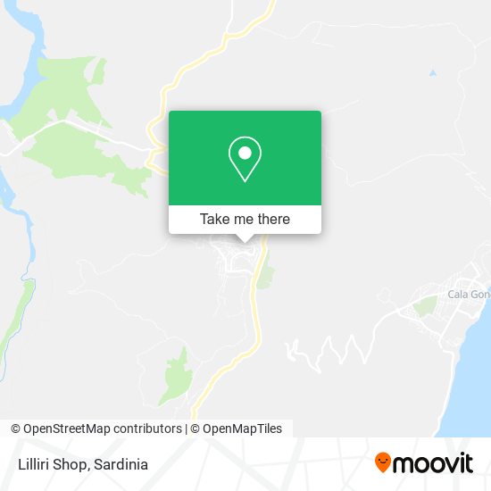 Lilliri Shop map
