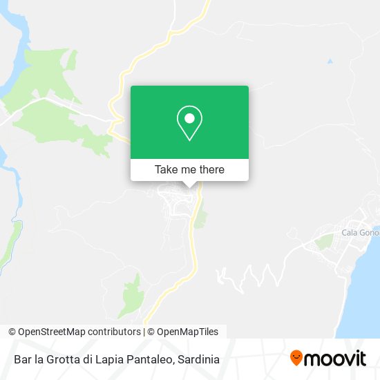 Bar la Grotta di Lapia Pantaleo map