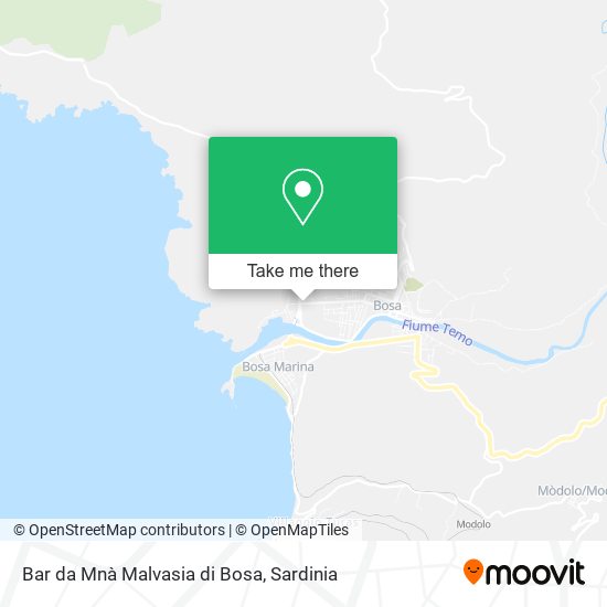 Bar da Mnà Malvasia di Bosa map