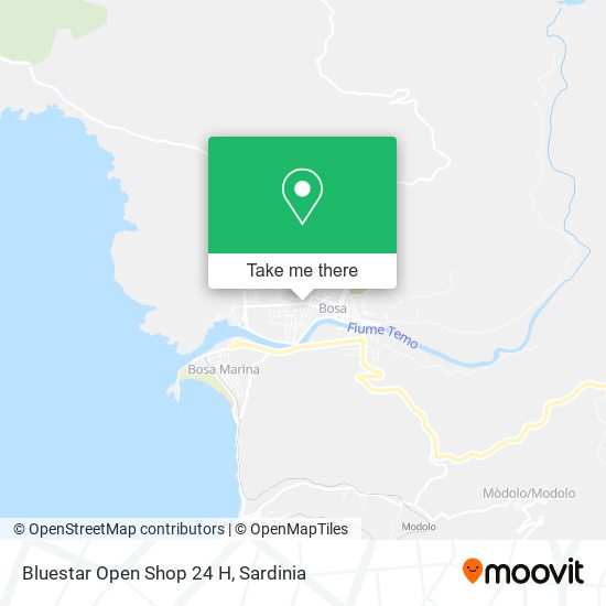 Bluestar Open Shop 24 H map