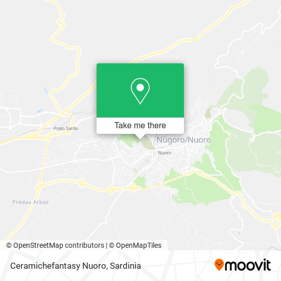 Ceramichefantasy Nuoro map