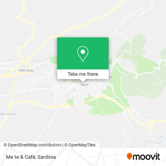 Me te & Café map