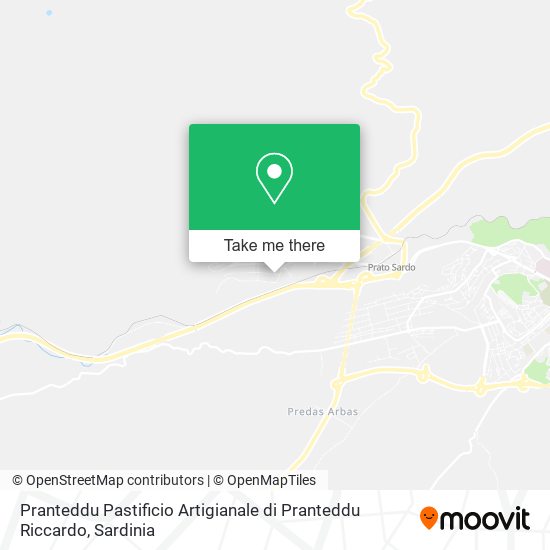 Pranteddu Pastificio Artigianale di Pranteddu Riccardo map