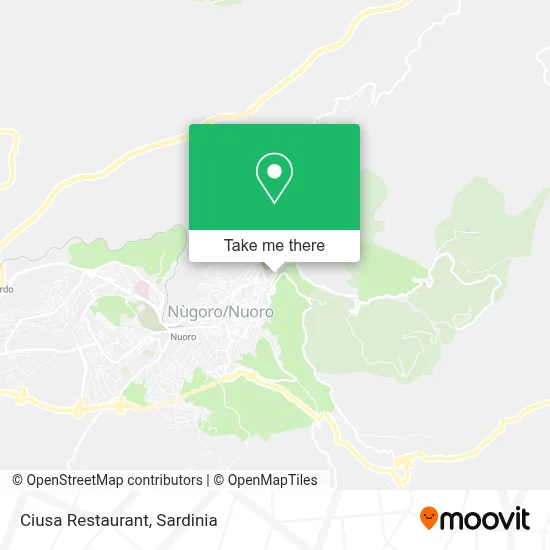 Ciusa Restaurant map