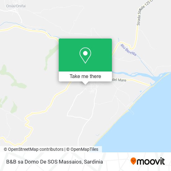 B&B sa Domo De SOS Massaios map