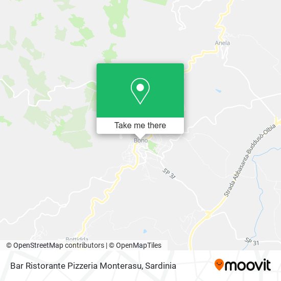 Bar Ristorante Pizzeria Monterasu map
