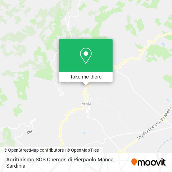 Agriturismo SOS Chercos di Pierpaolo Manca map