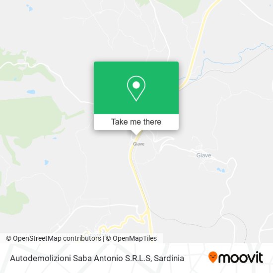 Autodemolizioni Saba Antonio S.R.L.S map
