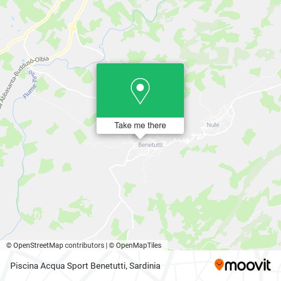 Piscina Acqua Sport Benetutti map