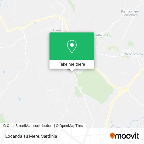 Locanda su Mere map