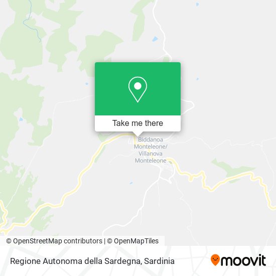 Regione Autonoma della Sardegna map