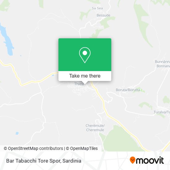 Bar Tabacchi Tore Spor map