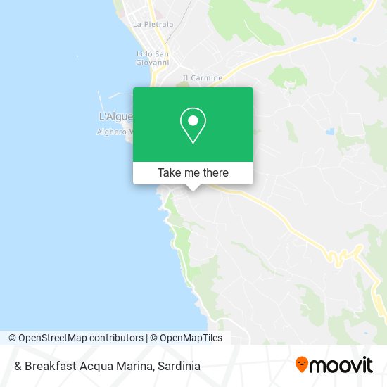 & Breakfast Acqua Marina map