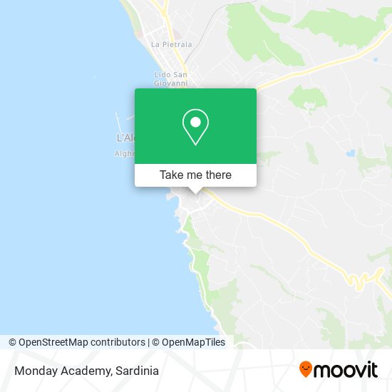 Monday Academy map