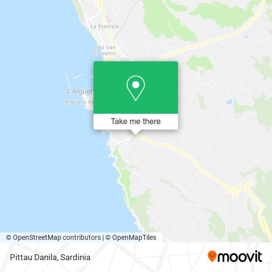 Pittau Danila map