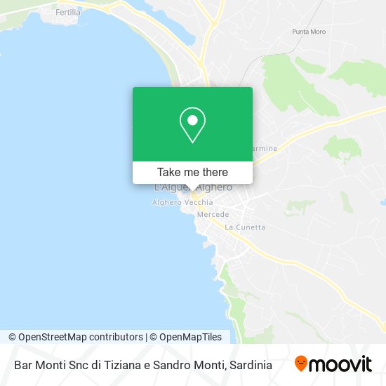 Bar Monti Snc di Tiziana e Sandro Monti map