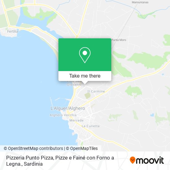 Pizzeria Punto Pizza, Pizze e Fainé con Forno a Legna. map