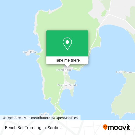 Beach Bar Tramariglio map