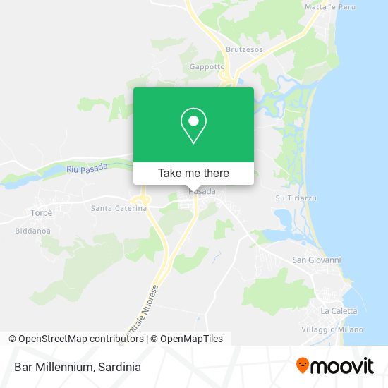 Bar Millennium map