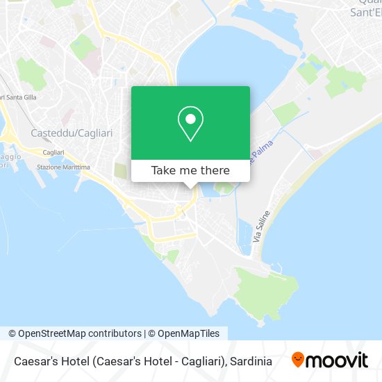 Caesar's Hotel map