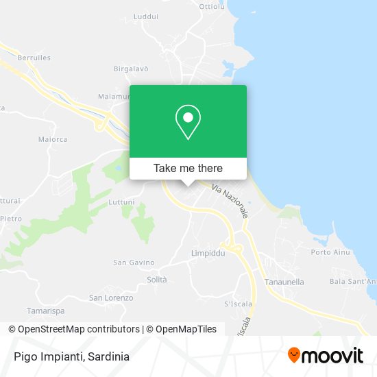 Pigo Impianti map