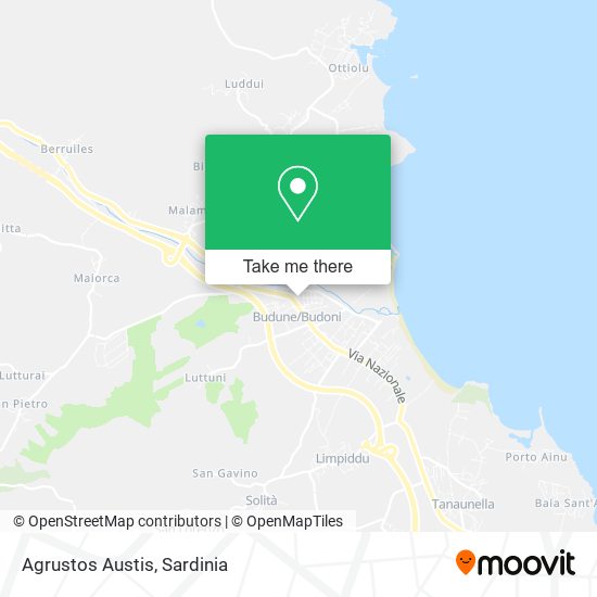 Agrustos Austis map