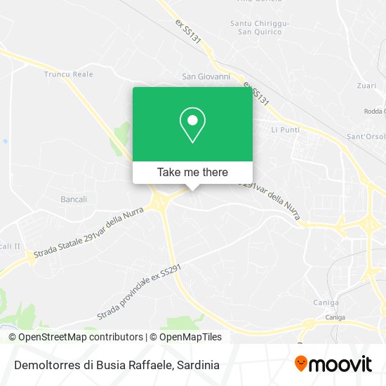 Demoltorres di Busia Raffaele map